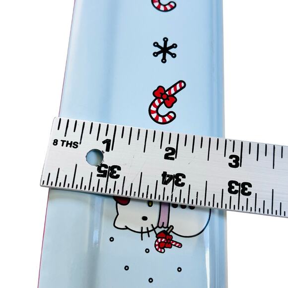 Hello Kitty Rectangular Baking Pan 12x8" Christmas Snowman Ceramic Casserole New - Picture 8 of 8